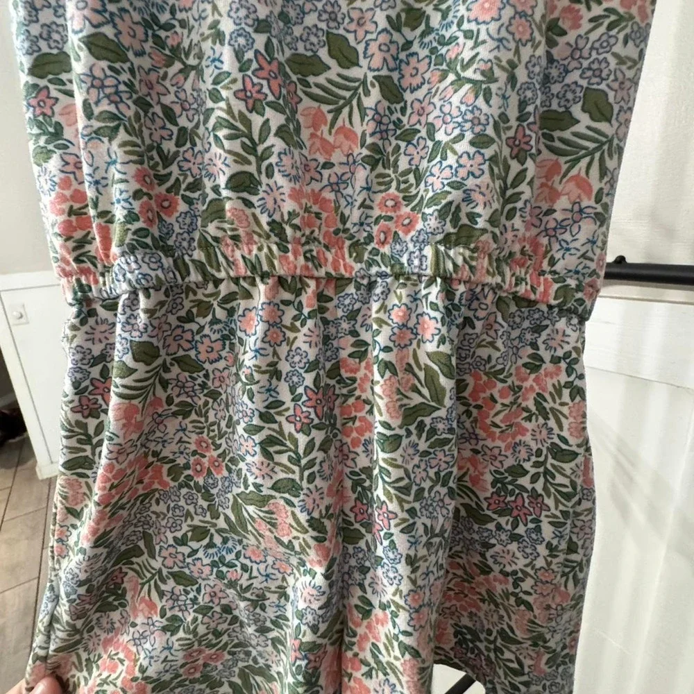 Btween Floral Flutter-Sleeve Romper 🌸🌿✨